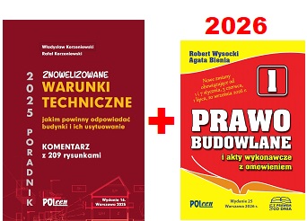 WARUNKI TECHNICZNE, jakim powinny odpowiadać budynki i ich usytuowanie  + książka PRAWO BUDOWLANE 2026